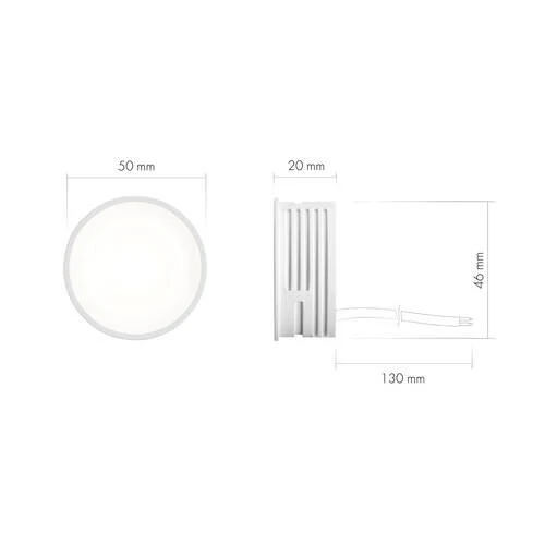 Лампа Slim Led, x, белый (Denkirs, DK3000-7W-M) - Amppa.ru