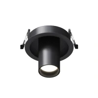 Встраиваемый светильник Ceiling FOCUS S, 1xGU10 Черный (Maytoni Technical, C048CL-01-GU10-B)