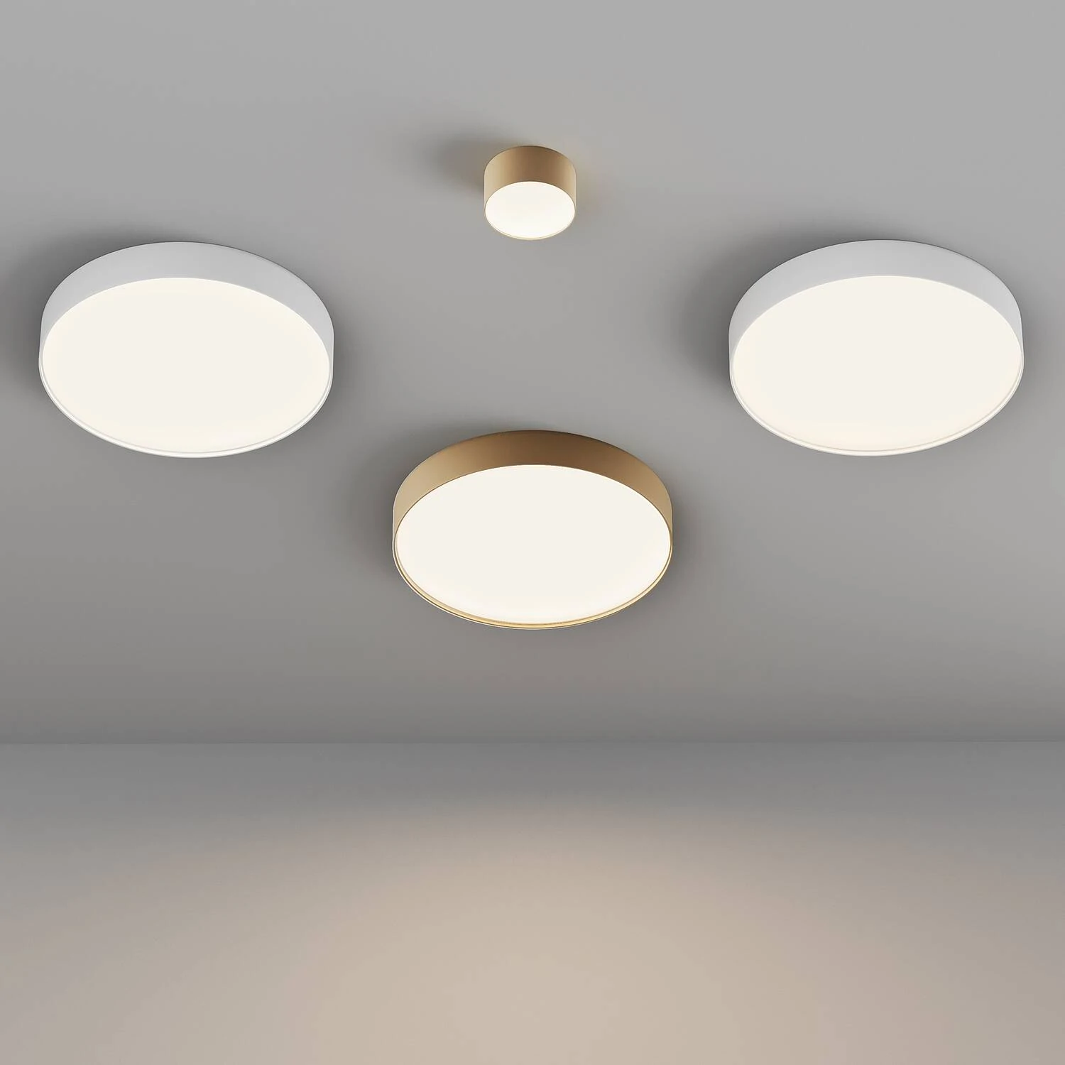 Потолочный светильник Ceiling Zon, LED 45W, 4000K, Белый (Maytoni Technical, C032CL-45W4K-RD-W) - Amppa.ru