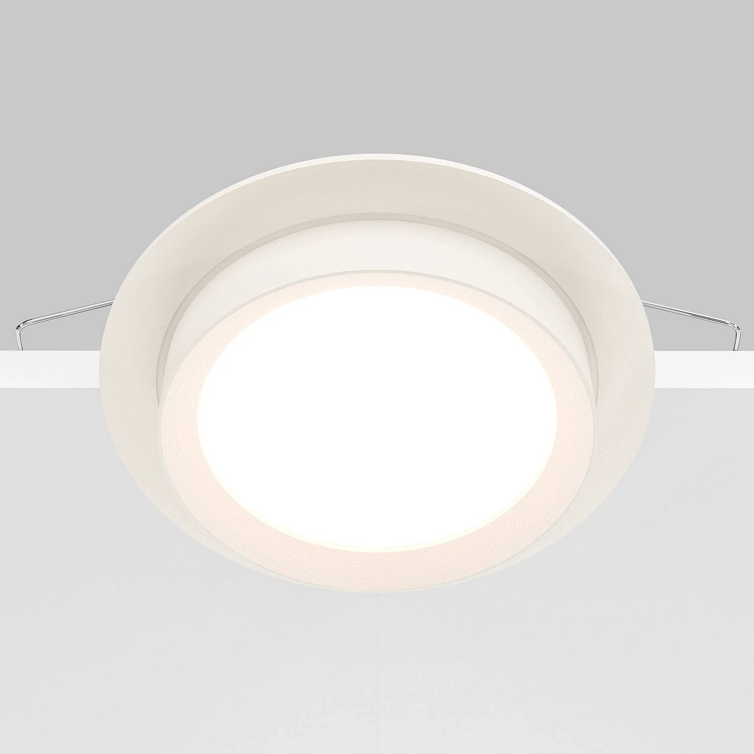 Встраиваемый светильник Downlight Hoop, 1xGX53 Белый (Maytoni Technical, DL086-GX53-RD-W) - Amppa.ru