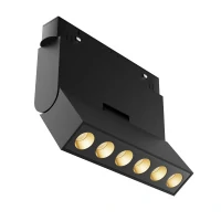 Трековый светильник Магнитная трековая система 23мм EXILITY Points rot, LED 6W, Черный (Maytoni Technical, TR033-4-6W3K-M-DS-B)