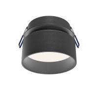 Встраиваемый светильник Downlight Amary, 1xGU10, Черный (Maytoni Technical, DL062-GU10-B)