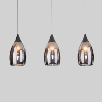 Подвесной светильник со стеклянным плафоном 50285/3 черный жемчуг (Eurosvet, a056840)