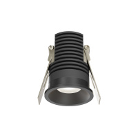 Встраиваемый светильник Downlight Mini, LED 7W, 4000K, Черный (Maytoni Technical, DL059-7W4K-B)
