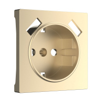 W1179511/ Электроустановочные изделия - Накладка для розетки USB (шампань)