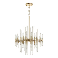 Люстра Stika Hall, 8xE14, Золотой (Odeon Light, 4988/8)