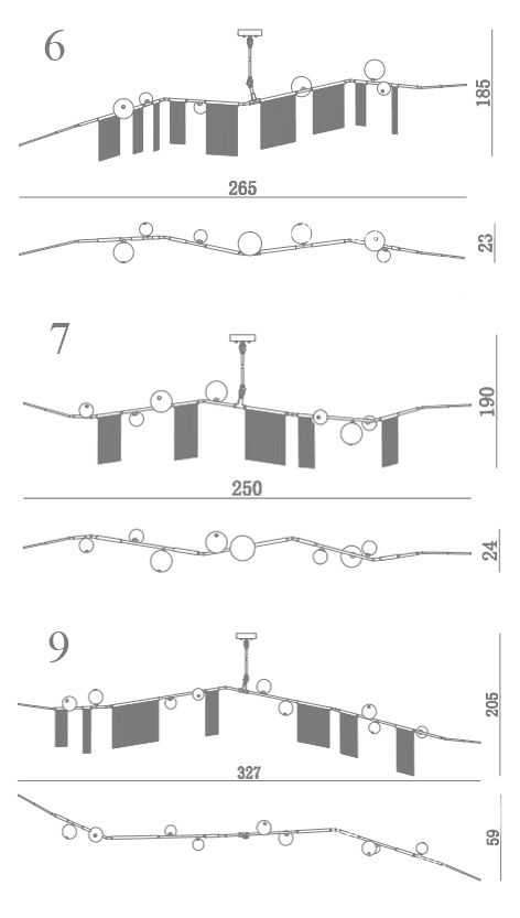 Люстра Адель Cherry Bomb Chandelier 9 (ImperiumLoft, 178180-22) - Amppa.ru